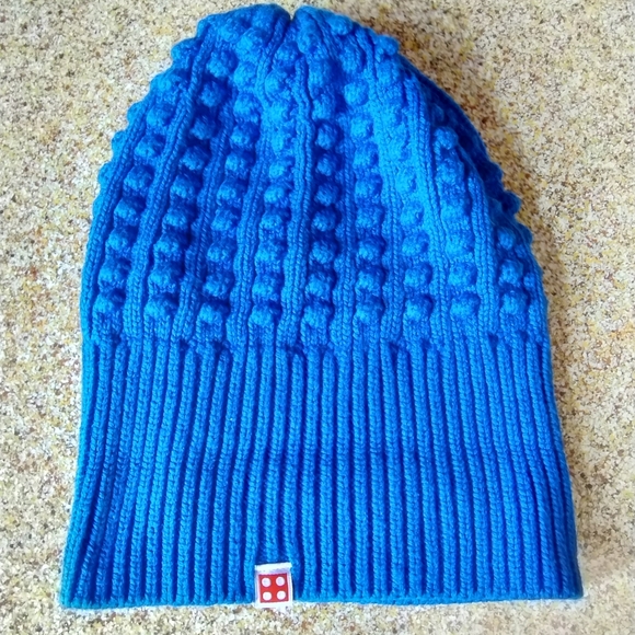 Lego X Target Collection TODDLER Beanie Hat Knit Minifigure Patch 2T-5T Blue - Picture 9 of 9
